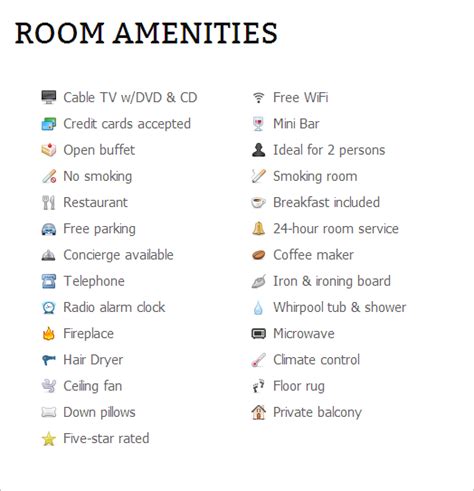 Pin on Mis Pines guardados | Hotel amenities, Hotel services, Di hotel