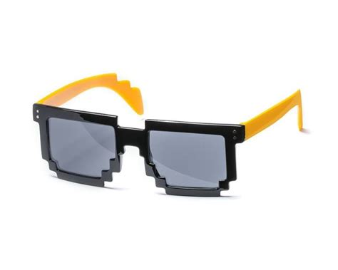 8 bit pixel sunglasses - yellow yellow | All products Gadget Master Original