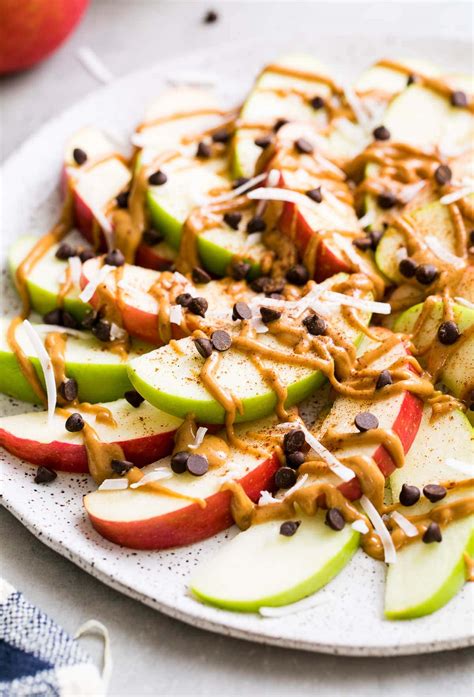 Healthy Apple Nacho Recipe (5-Minutes) - The Simple Veganista