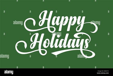 Happy Holidays text Stock Vector Image & Art - Alamy