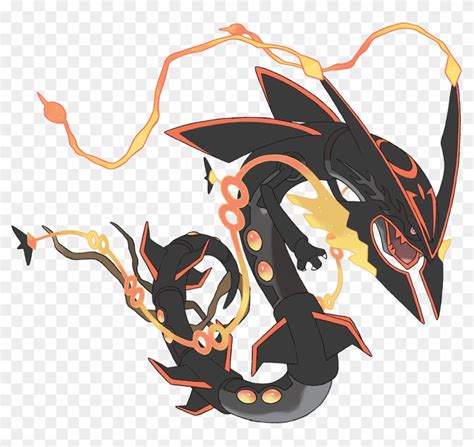 1 Yorum - Pokemon Shiny Mega Rayquaza - Free Transparent PNG Clipart Images Download