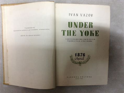 Under The Yoke by Vazov, Ivan: Fair to Good Hardcover (1955) | Halper's Books