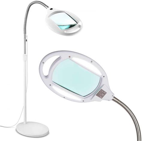 Brightech LightView Pro - Full Page Magnifying Floor Lamp - Hands Free ...