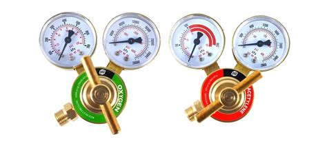 Buy SÜA - Oxygen and Acetylene Regulators Welding Gauges Pair - Rear ...