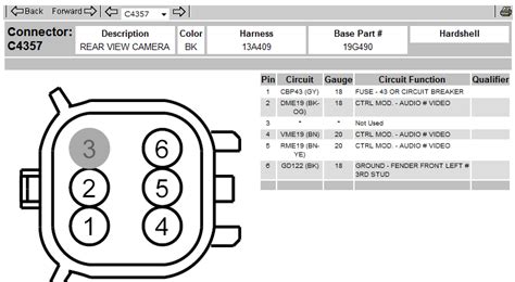 2016 Ford F150 Backup Camera Wiring Harness