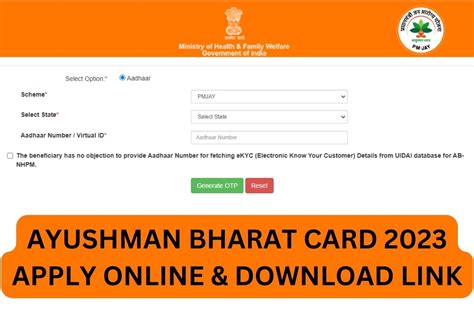 Ayushman Bharat Card 2025 Apply Online, pmjay.gov.in Registration Abha ...