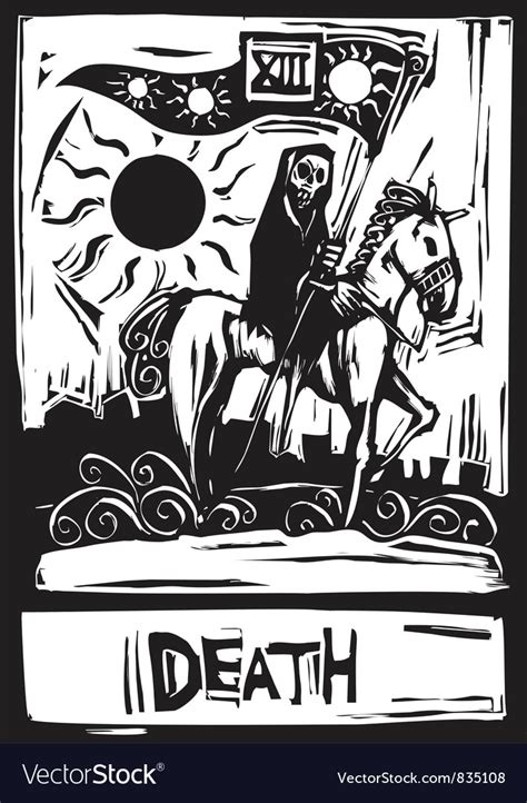 Death Tarot Card Svg