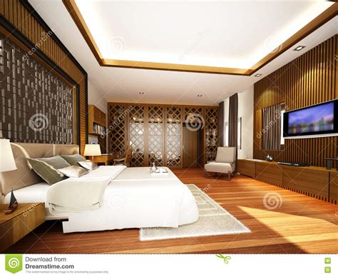 Abstract Sketch Design of Interior Bedroom Stock Illustration ...