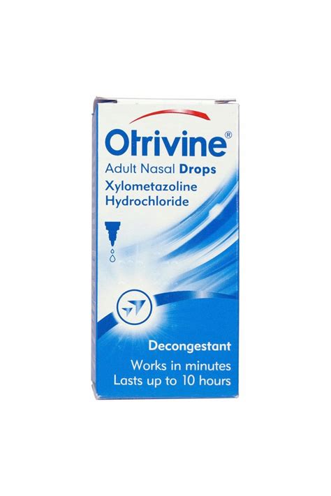 Otrivine Nasal Drops 10ml for Adults | Coughs & Colds | Allcures