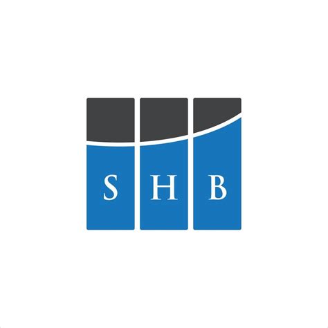 SHB letter logo design on white background. SHB creative initials ...