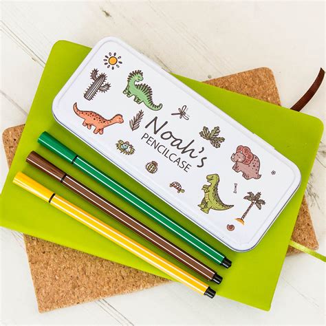 Personalised Dinosaur Pencil Case | The Laser Boutique