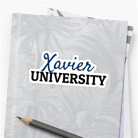 "Xavier University" Sticker by ohdearodile | Redbubble