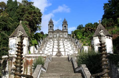 Santuario Bom Jesus Do Monte Near Braga, Portugal Royalty Free Stock Photo - Image: 18331465