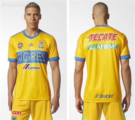 Tigres UANL 2017/18 adidas Home and Away Jerseys – FOOTBALL FASHION.ORG