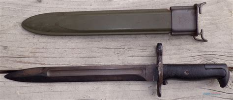 M1 Garand bayonet with cover for sale at Gunsamerica.com: 948873798