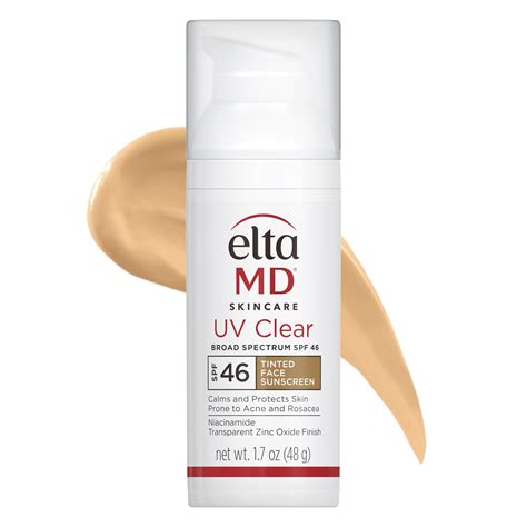 EltaMD UV Clear Tinted Broad-Spectrum SPF 46 - Dermatologist ...