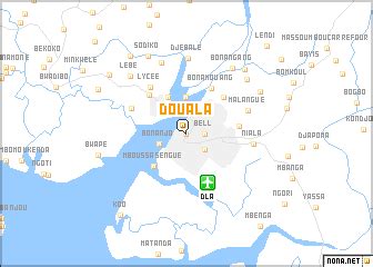 Douala (Cameroon) map - nona.net