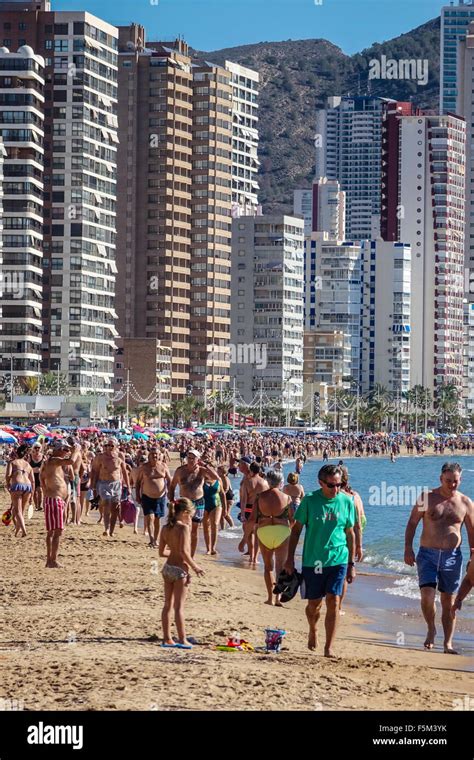 Benidorm beach, alicante province, costa blanca, spain. all age Stock Photo: 89567287 - Alamy