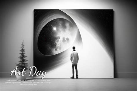 Premium Photo | Creative World Art Day PSD Banner Design