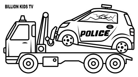 Monster Truck Police Car Coloring Pages Free Monster Truck Colouring Page To Print Colouring ...