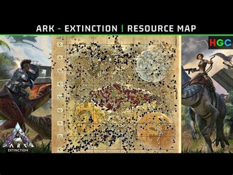 Ark Survival Evolved Ragnarok Resource Map - Maping Resources