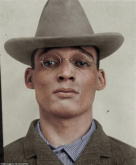 Stunning colorized mugshots of Leavenworth prison's earliest inmates | Mug shots, Leavenworth ...