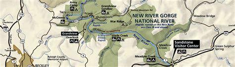 Map of New River Gorge National Park - Plan your West Virginia visit ...