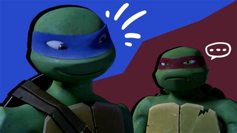 Raph and Leo being my favorite duo for almost 3 minutes [TMNT 2012 ...