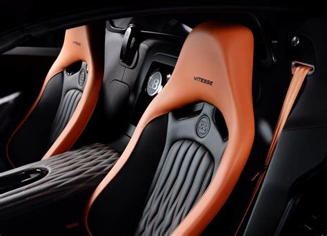 Leather Seats of Bugatti Veyron with Tufted Stitch | Sport Cars ...