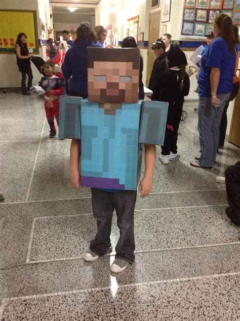 Here's the Herobrine (Minecraft) costume I made for my son. Easiest ...