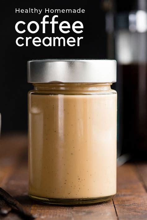 Homemade Healthy Coffee Creamer! A 4 ingredient, easy recipe that's SO ...