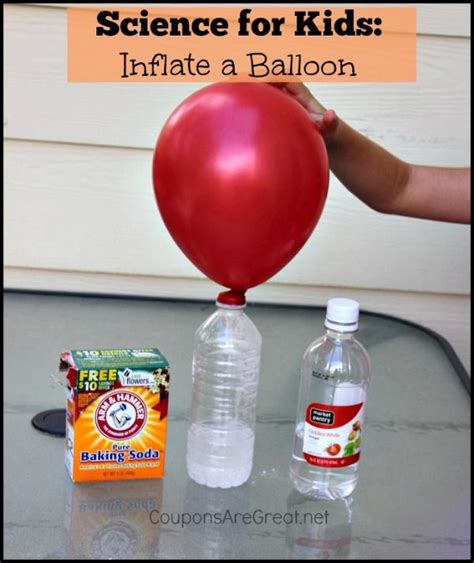 Science Experiments for Kids: Blow up a Balloon with Vinegar and Baking Soda Science Week ...