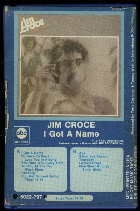 Jim Croce - I Got A Name (1973, Cassette) | Discogs