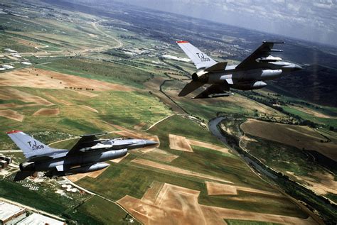 F-16 fighters based in Spain: the USAF 401st Tactical Fighter Wing at Torrejón Air Base