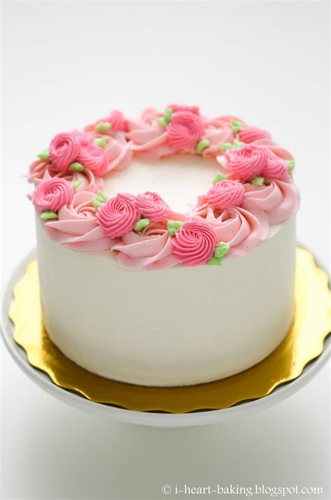 i heart baking!: floral wreath cake for mother's day