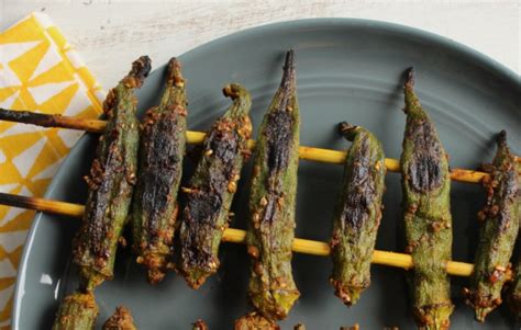 Grilled Curry Okra Recipe | Edible Indy