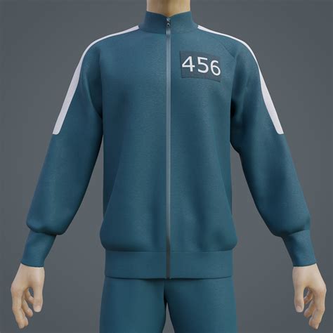 Squid Game Player 456 Tracksuit - 3D Model by vicky180