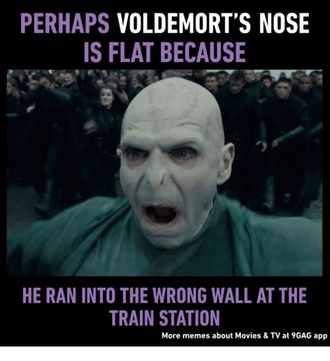 voldemort nose meme - Mistery Cyber