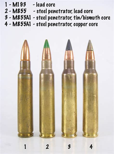 US 5.56mm Ball Cartridge Comparison | Armory Blog