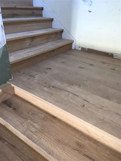 Antique White Oak Stair Treads & Risers - Southend Reclaimed