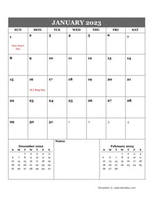 2023 Google Docs Calendar Templates - CalendarLabs