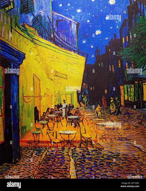 Vincent Van Gogh Cafe Terrace At Night Wallpaper