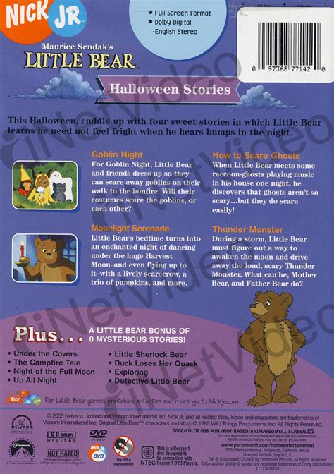 Little Bear - Halloween Stories on DVD Movie