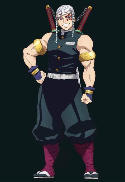 Tengen Uzui, bros arm bands look like their struggling lol : r/animemuscle