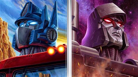 Two Optimus Prime and Megatron digital wallpaper, Optimus Prime, 1980s ...