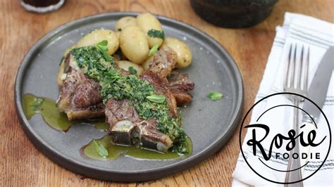 Hogget 'Lamb' Loin Chops with Salsa Verde | Rosie Foodie - YouTube