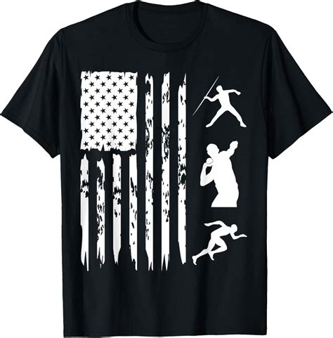 American Track Field USA Sports 2024 support vintage look T-Shirt ...