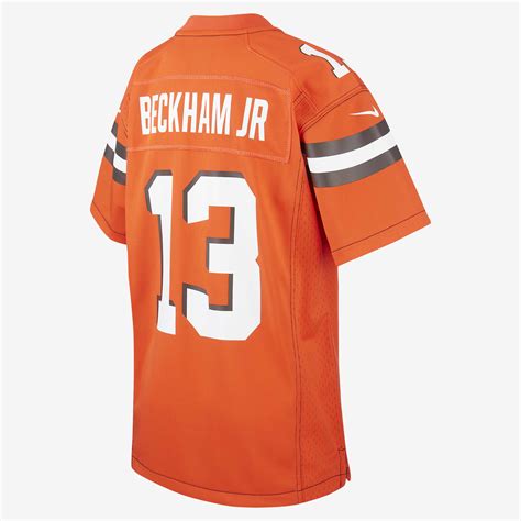 NFL Cleveland Browns (Odell Beckham Jr.) Older Kids' Game Jersey. Nike DK