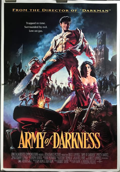 ARMY OF DARKNESS, Original Bruce Campbell Movie Poster - Original ...