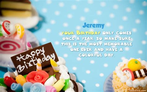 Happy Birthday Jeremy pictures congratulations.